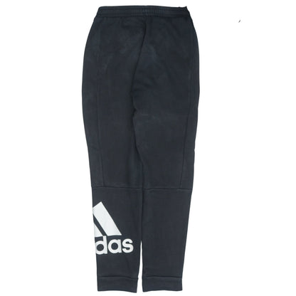 Adidas Mens Black Sweatpants S Tapered Logo Casual Joggers