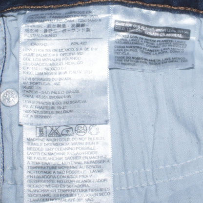 Levi's Womens Blue Slim Fit Jeans Size W27 Skinny Denim