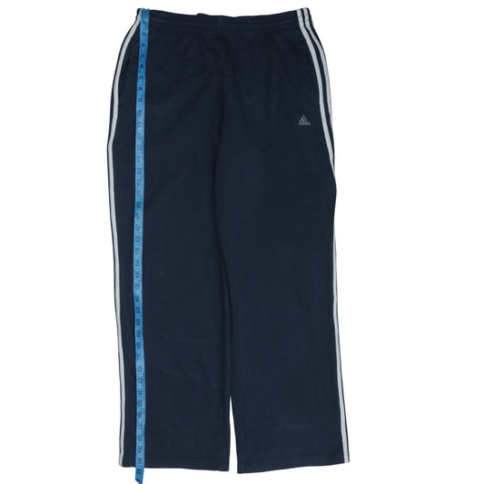 Adidas Men’s Blue Sweatpants L Straight Leg Sports Trousers