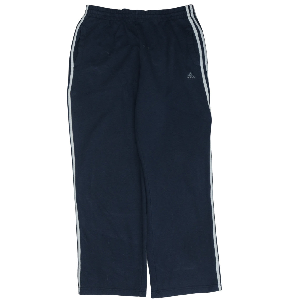 Adidas Men’s Blue Sweatpants L Straight Leg Sports Trousers