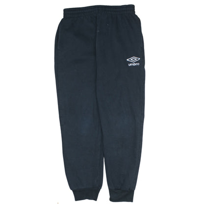 Mens UK Size M Umbro Regular Fit Sweatpants Black Trousers