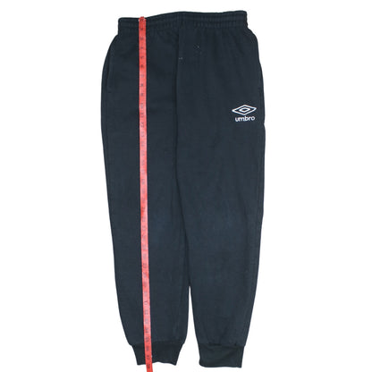 Mens UK Size M Umbro Regular Fit Sweatpants Black Trousers