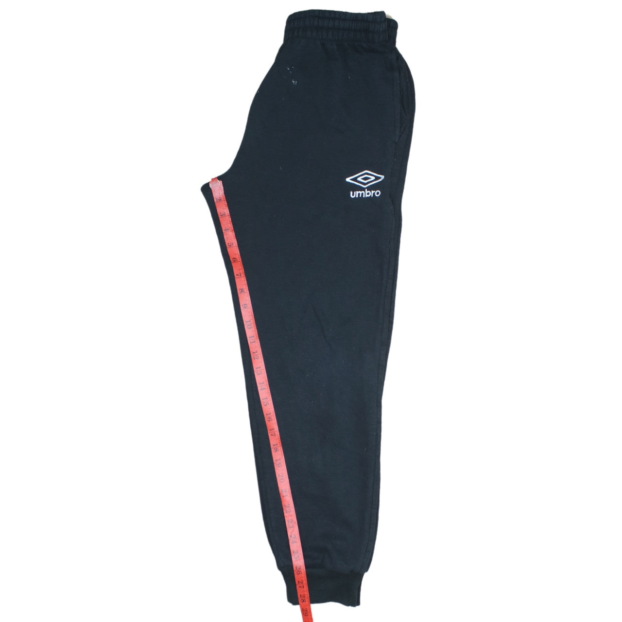 Mens UK Size M Umbro Regular Fit Sweatpants Black Trousers