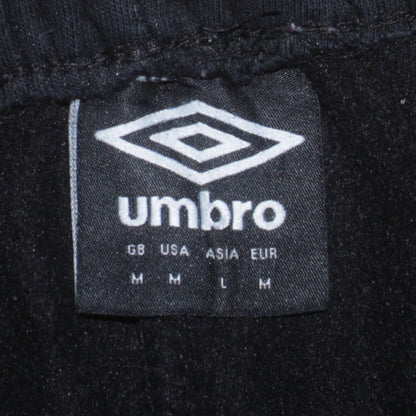 Mens UK Size M Umbro Regular Fit Sweatpants Black Trousers