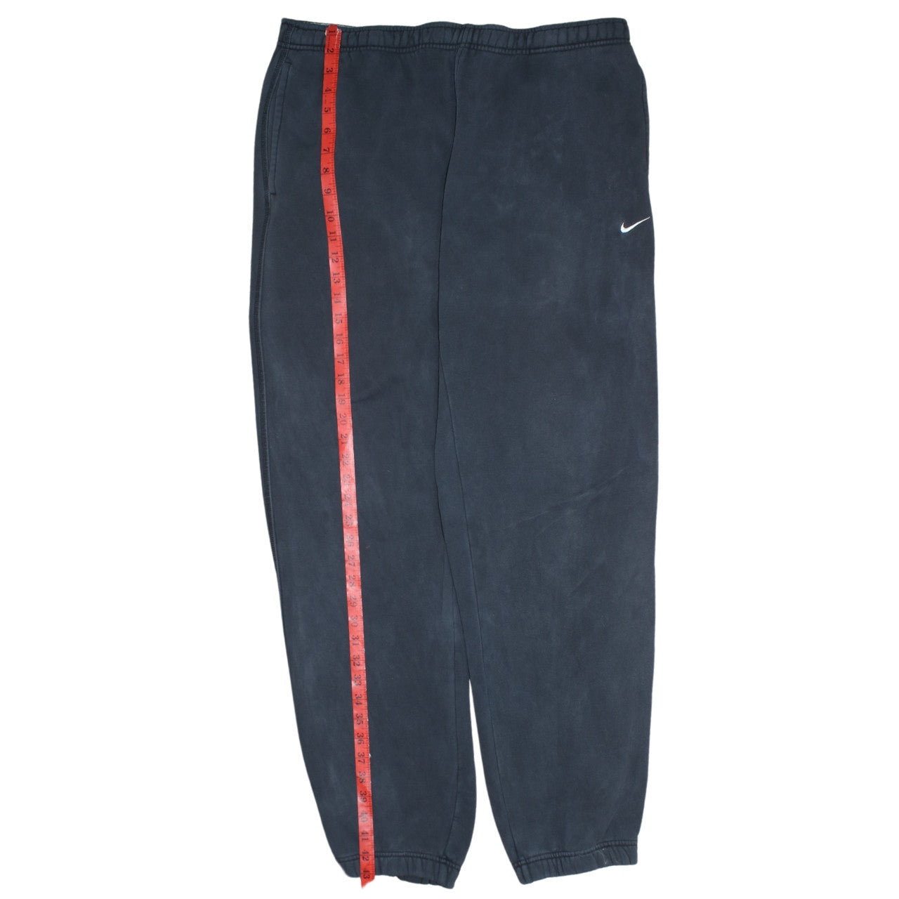 Nike Men’s Black Sweatpants M Regular Fit Tapered Cotton Blend