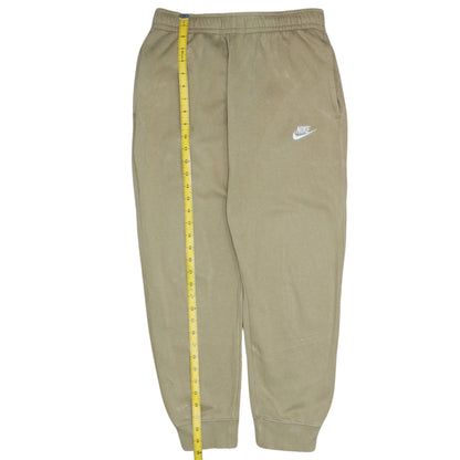 Womens UK Size S Nike Regular Fit Jogger Beige Trousers