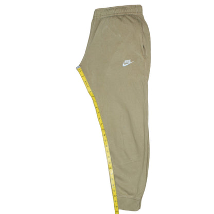 Womens UK Size S Nike Regular Fit Jogger Beige Trousers