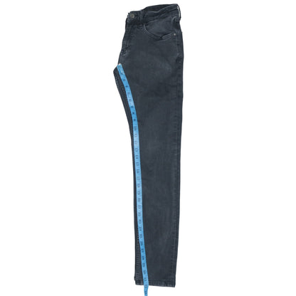 Mens UK Size M Tommy Jeans Slim Fit Skinny Black Jeans
