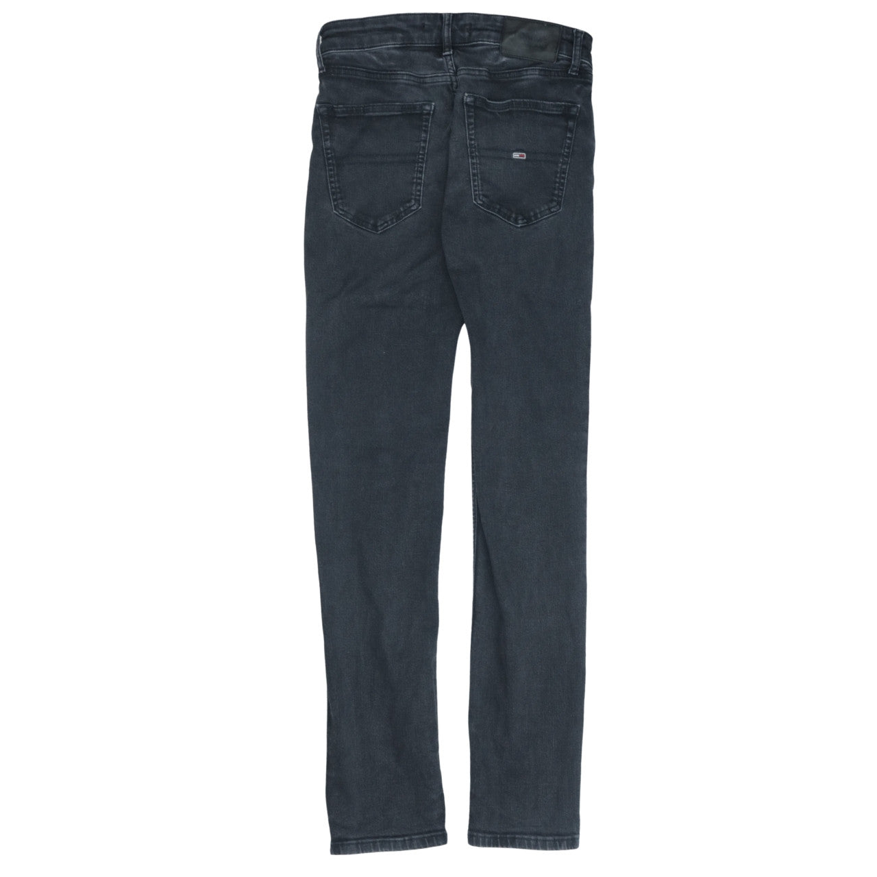 Mens UK Size M Tommy Jeans Slim Fit Skinny Black Jeans