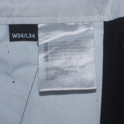 Dickies Mens Black Chino Workwear Trousers W34 L34 Regular Fit