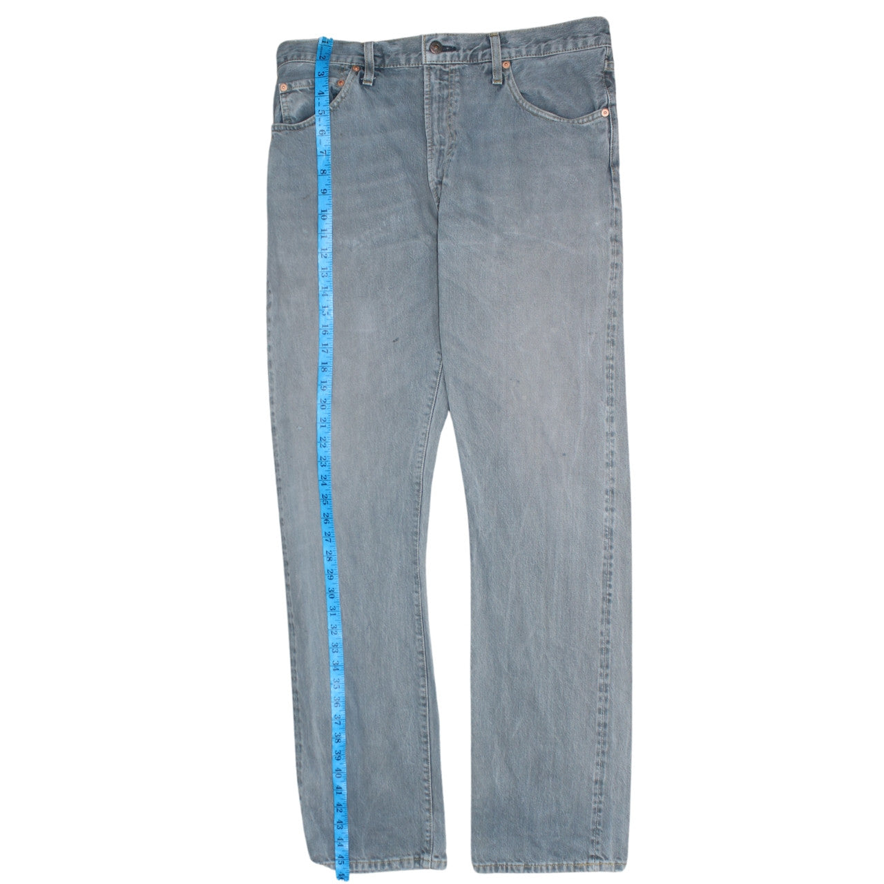 Levi's 505 Men's Blue Straight Leg Jeans W36 L34 Vintage Denim