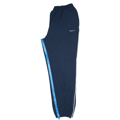 Reebok Men’s Blue Sweatpants Regular Fit Logo Size M