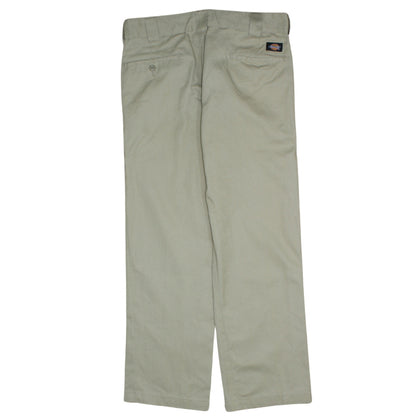 Dickies Men's Beige Slim Fit Chino Trousers 32x30 Workwear