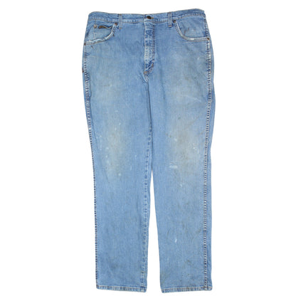 Wrangler Men’s Blue Straight Jeans 40W x 32L Texas Stretch Denim