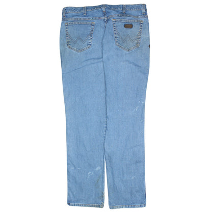 Wrangler Men’s Blue Straight Jeans 40W x 32L Texas Stretch Denim