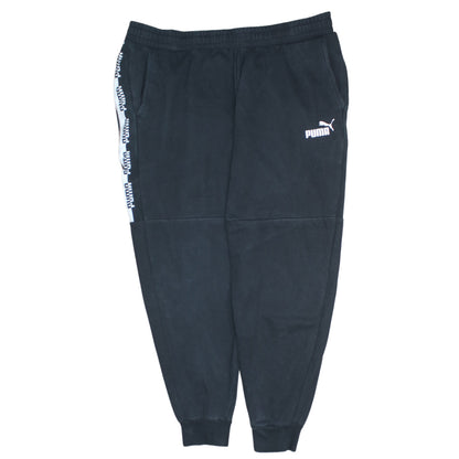 Puma Men’s Black Jogger Sweatpants 2XL Elastic Waist Casual