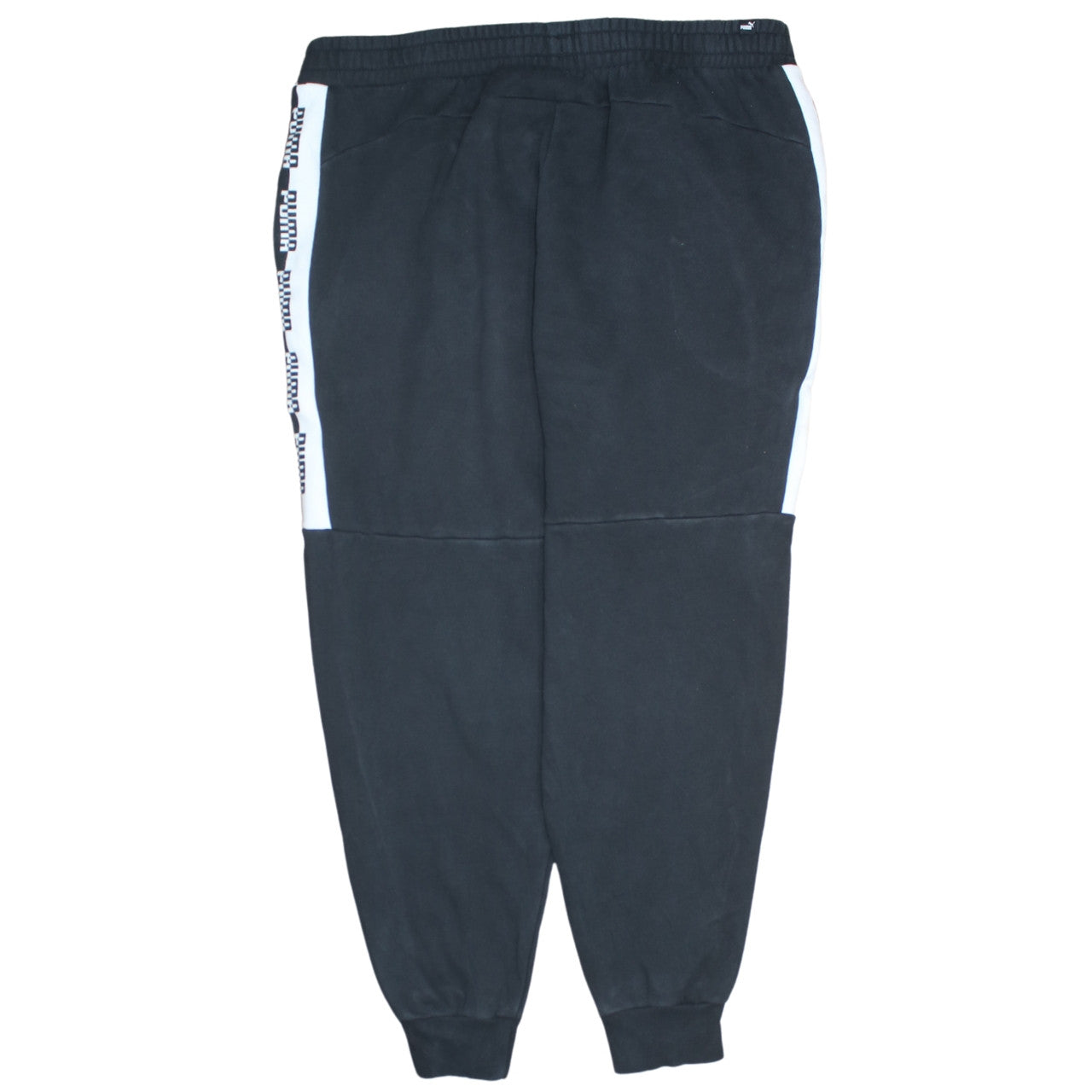 Puma Men’s Black Jogger Sweatpants 2XL Elastic Waist Casual