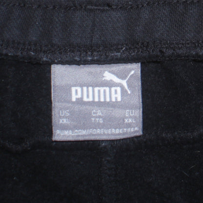Puma Men’s Black Jogger Sweatpants 2XL Elastic Waist Casual