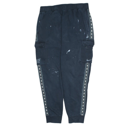 Nike Mens Black XL Cargo Joggers Fleece Elastic Waist Pockets