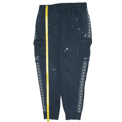 Nike Mens Black XL Cargo Joggers Fleece Elastic Waist Pockets