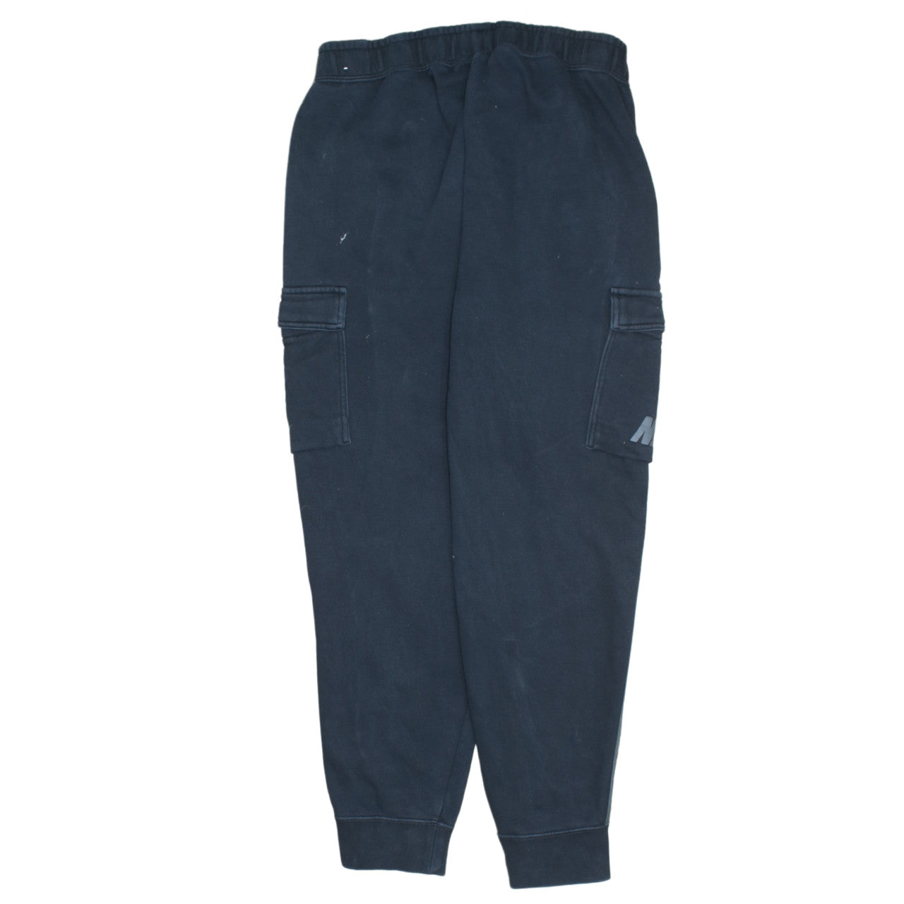 Nike Mens Black XL Cargo Joggers Fleece Elastic Waist Pockets