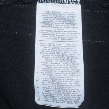 Nike Mens Black XL Cargo Joggers Fleece Elastic Waist Pockets