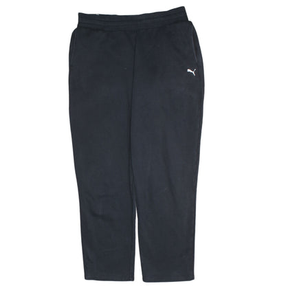 Puma Womens Black M Sweatpants Fleece Regular Fit Trousers