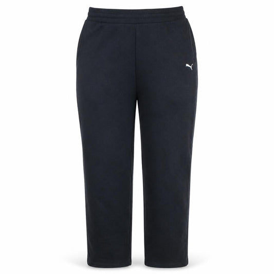Puma Womens Black M Sweatpants Fleece Regular Fit Trousers