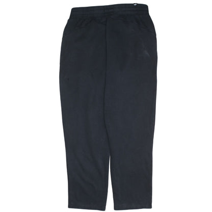 Puma Womens Black M Sweatpants Fleece Regular Fit Trousers
