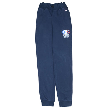 Womens UK Size S Champion Regular Fit Jogger Blue Trousers