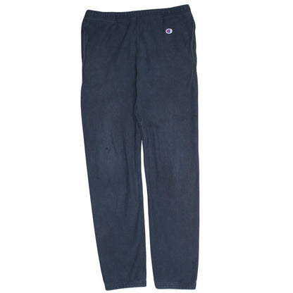 Mens UK Size M Champion Regular Fit Sweatpants Blue Trousers