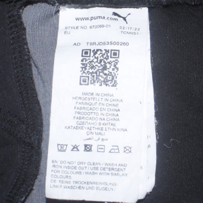 Puma Boys Black Sweatpants 14 Years Fleece Joggers Activewear