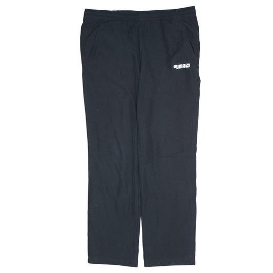 Puma Men’s Black Sweatpants S Regular Fit Casual Trousers