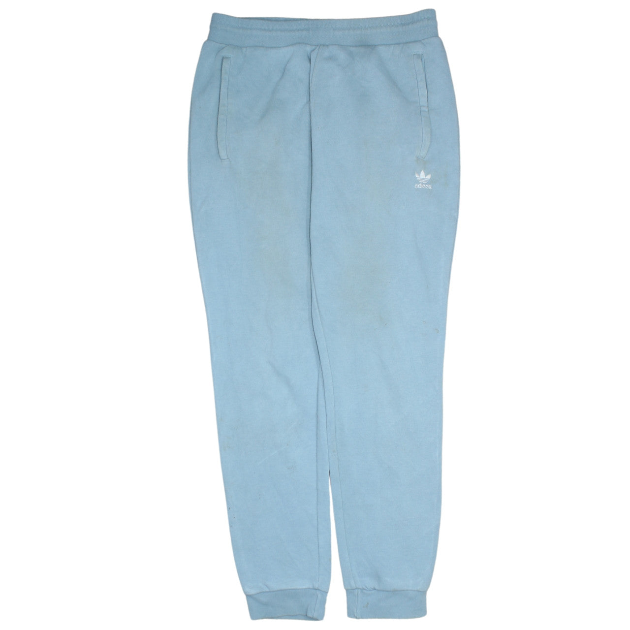 Adidas Mens Blue Sweatpants Jogger Trousers Size L Cotton Blend