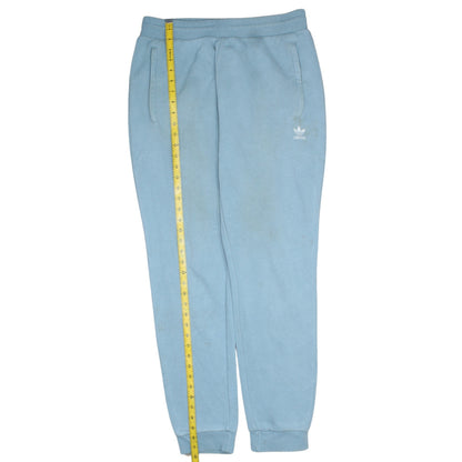 Adidas Mens Blue Sweatpants Jogger Trousers Size L Cotton Blend