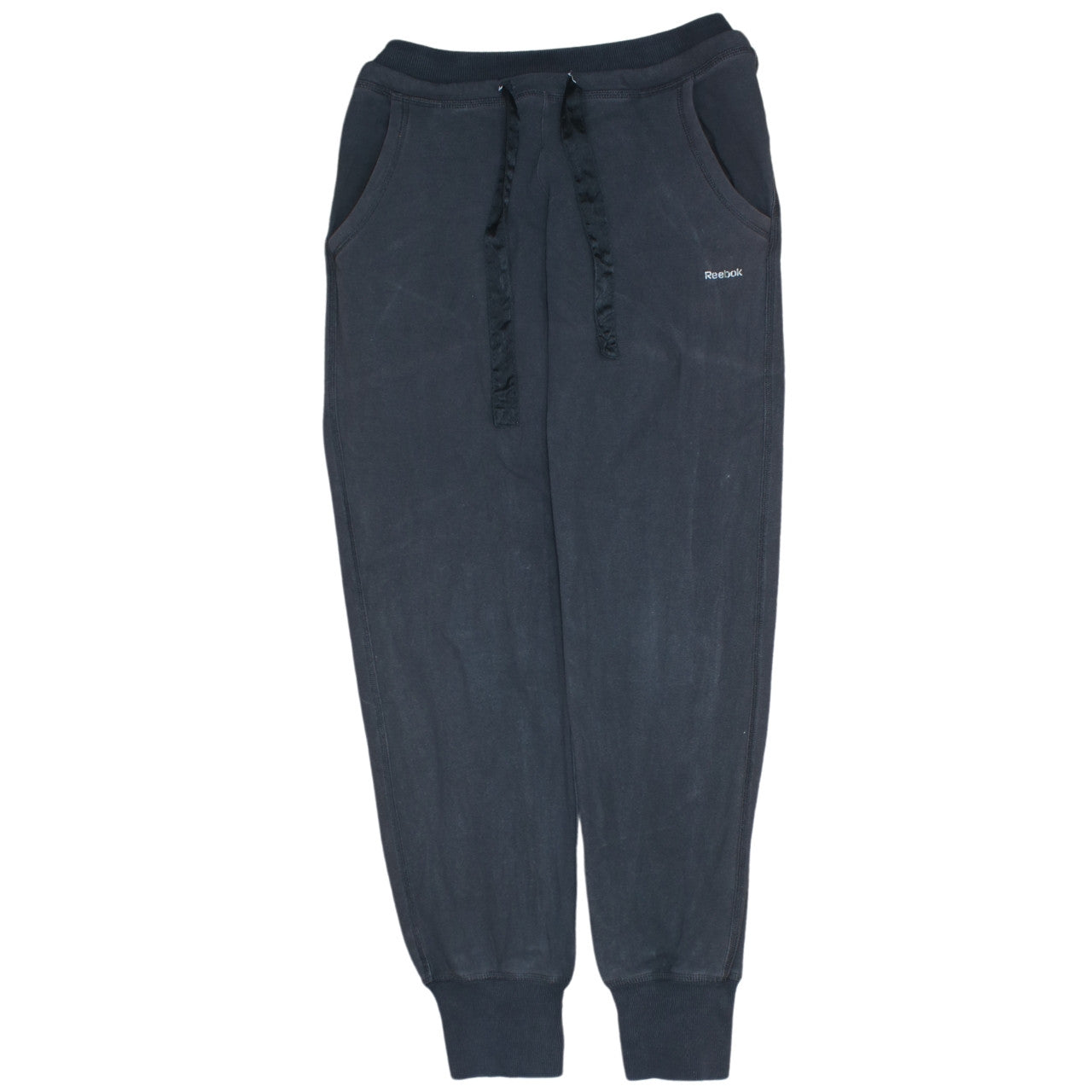 Womens UK Size S Reebok Regular Fit Jogger Black Trousers