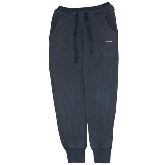 Womens UK Size S Reebok Regular Fit Jogger Black Trousers