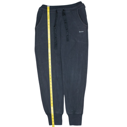 Womens UK Size S Reebok Regular Fit Jogger Black Trousers