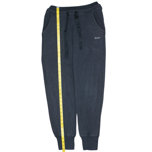 Womens UK Size S Reebok Regular Fit Jogger Black Trousers