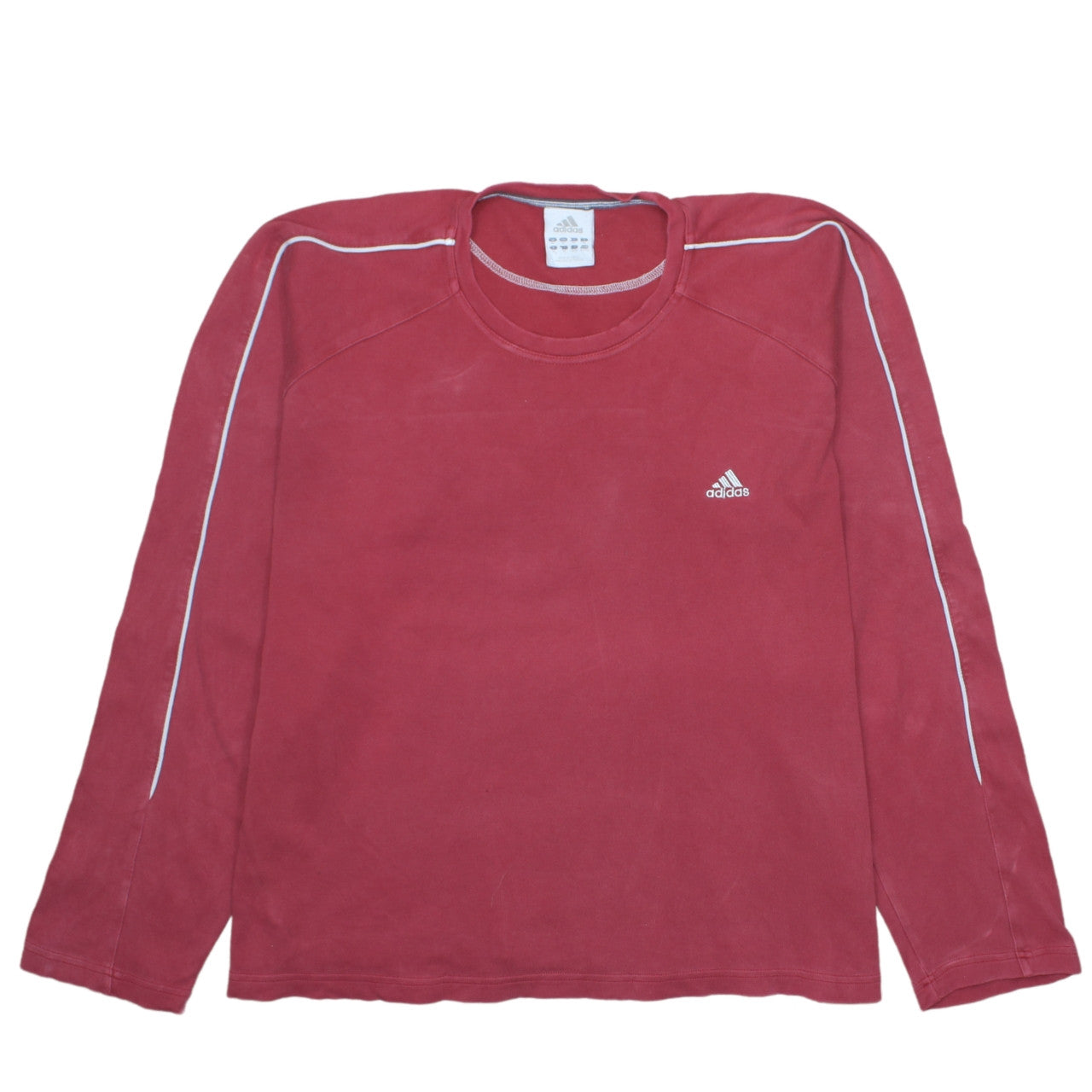 Mens UK Size XL adidas Red Pullover Sweatshirt