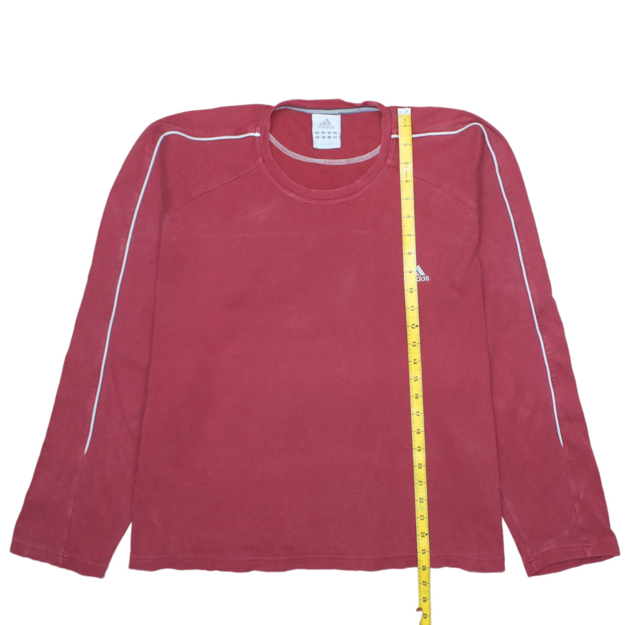 Mens UK Size XL adidas Red Pullover Sweatshirt