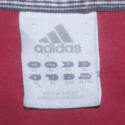 Mens UK Size XL adidas Red Pullover Sweatshirt