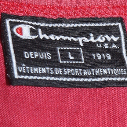 Mens UK Size L Champion Red  T-Shirt