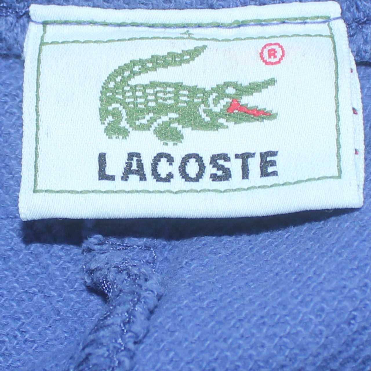Lacoste Men’s Blue Cotton Vintage Joggers Sweatpants Size M