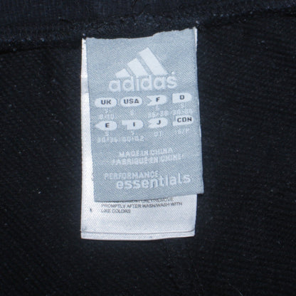 Womens UK Size 10 adidas Regular Fit Jogger Black Trousers