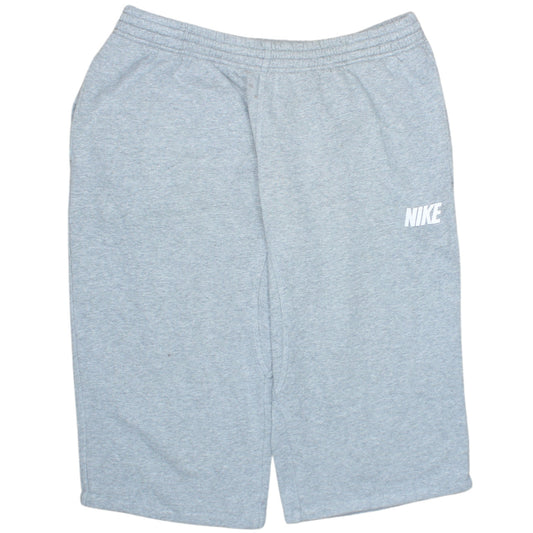 Nike Mens Grey XL Sweat Shorts Casual Elastic Waist Pockets