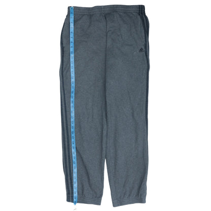 Adidas Mens Grey Sweatpants L Regular Fit Elastic Waist Casual