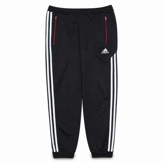 Adidas Boys Black Jogger Track Pants 11-12 Years Zip Pockets Activewear