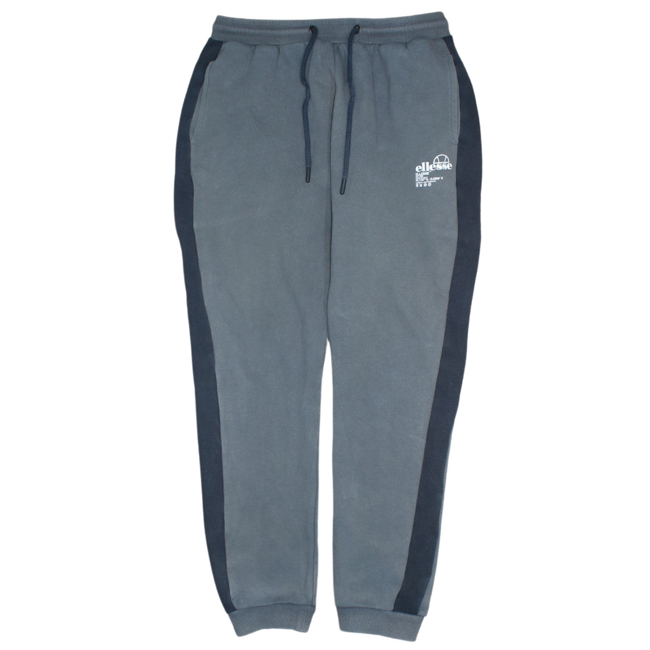 Ellesse Men's Grey Sweatpants M Regular Fit Tapered Fleece