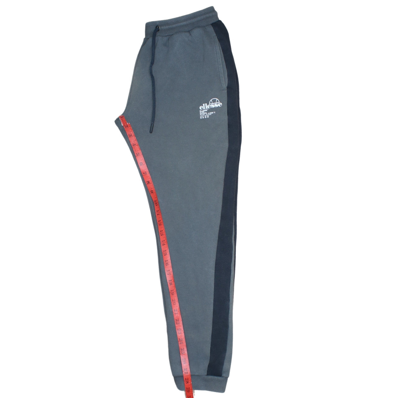 Ellesse Men's Grey Sweatpants M Regular Fit Tapered Fleece